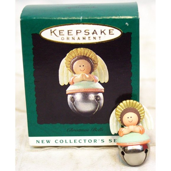 VTG 1995 Hallmark Keepsake Ornament Christmas Bells Angel Collectors Series Mini - Picture 2 of 15